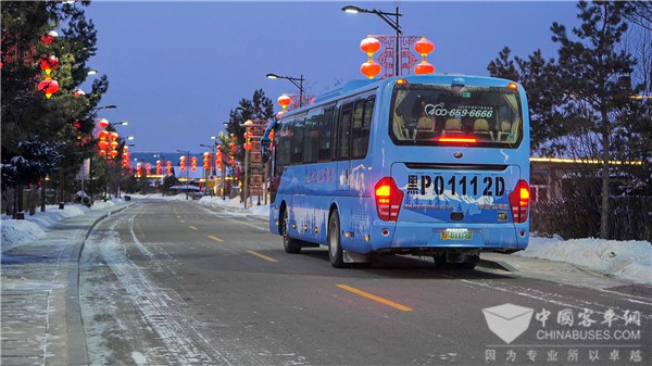 中国最北绿色公交线 宇通客车托起漠河幸福出行路