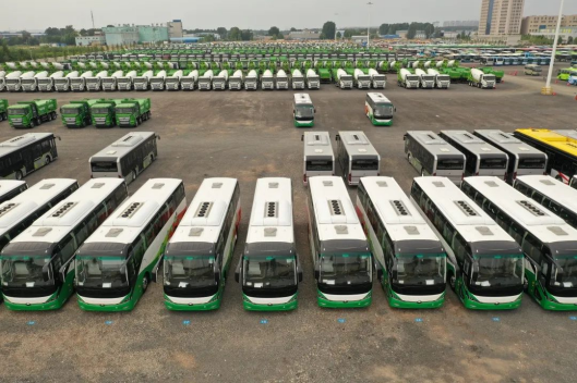 再为氢能发展助力！50辆宇通氢燃料客车奔赴北京