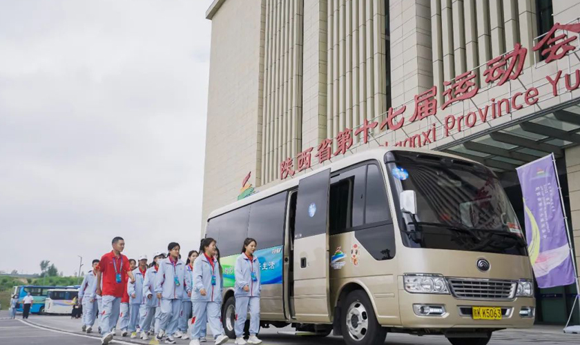 “冬奥明星”服务陕运会，宇通全车系实力护航大赛